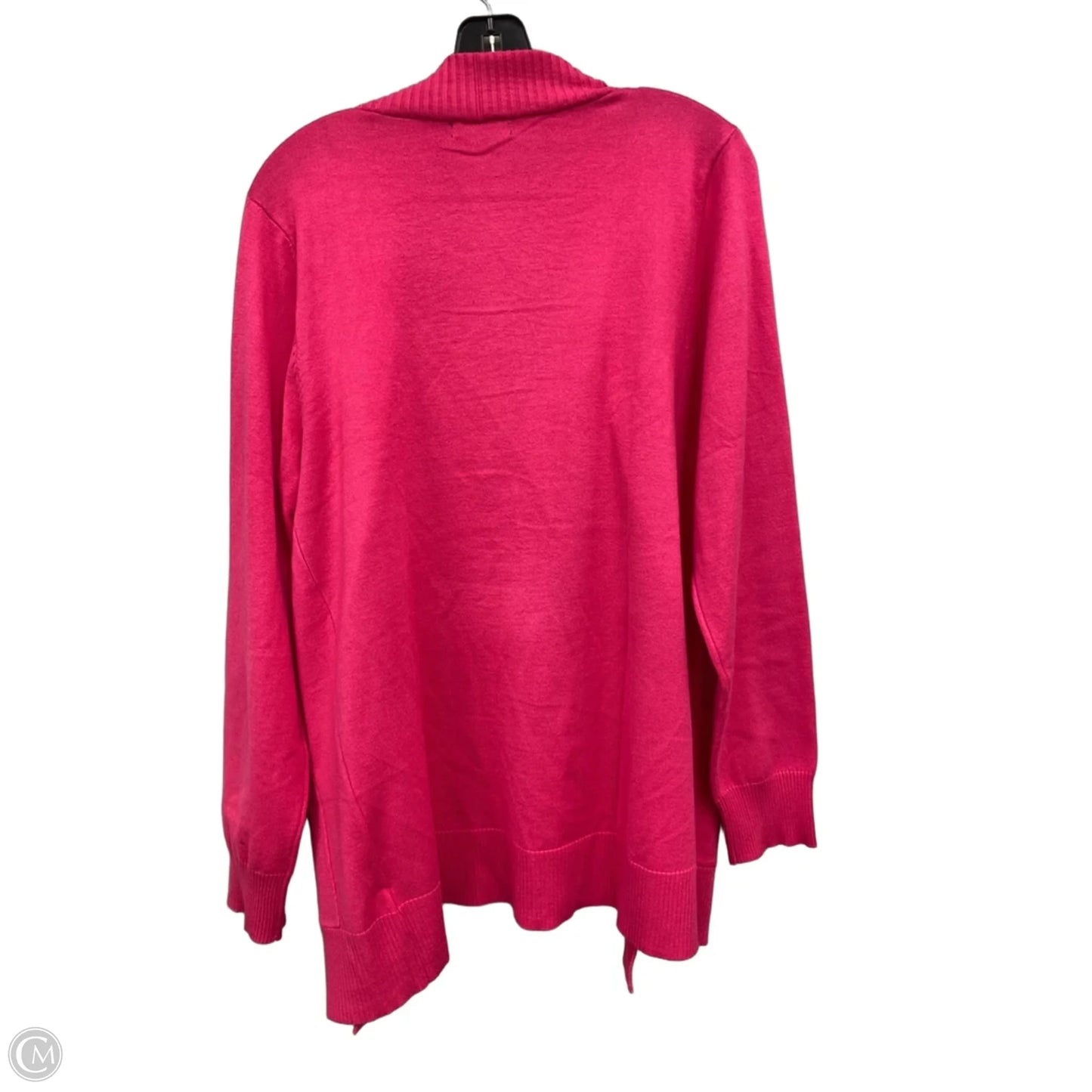 Cardigan By Clothes Mentor In Pink, Size: 2x