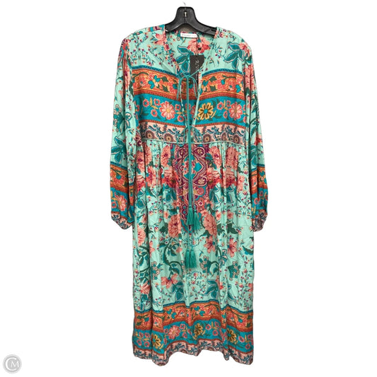 Dress Casual Maxi By Clothes Mentor In Floral Print, Size: 2x