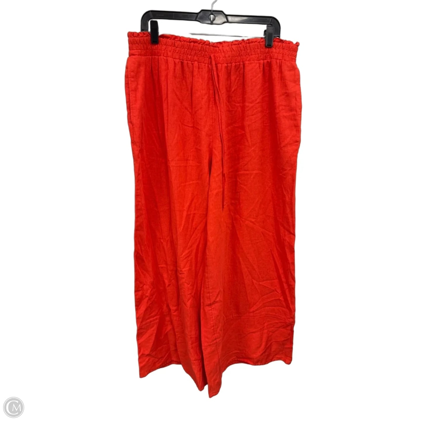 Pants Wide Leg By Lc Lauren Conrad In Orange, Size: Xl