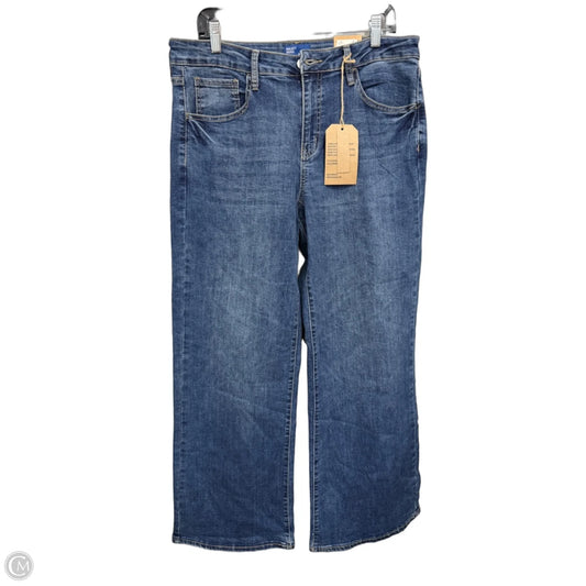 Jeans Wide Leg By Clothes Mentor In Blue, Size: 14