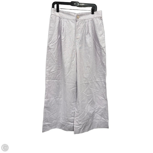 Pants Wide Leg By Cmb In Purple, Size: L