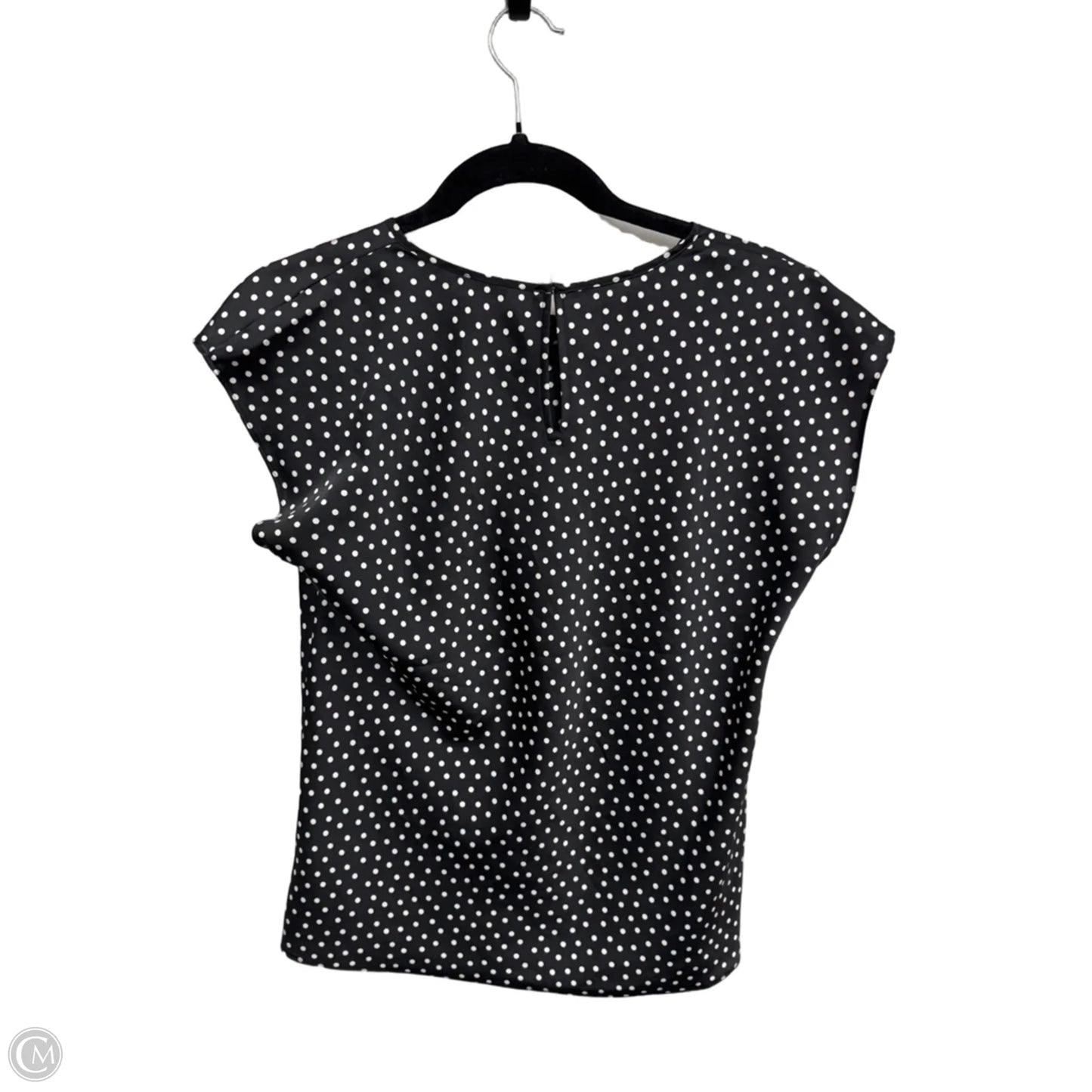Top Short Sleeve By Express In Polkadot Pattern, Size: S