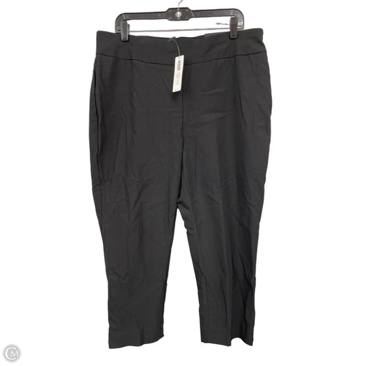 Pants Cropped By Chicos In Black, Size: Xl