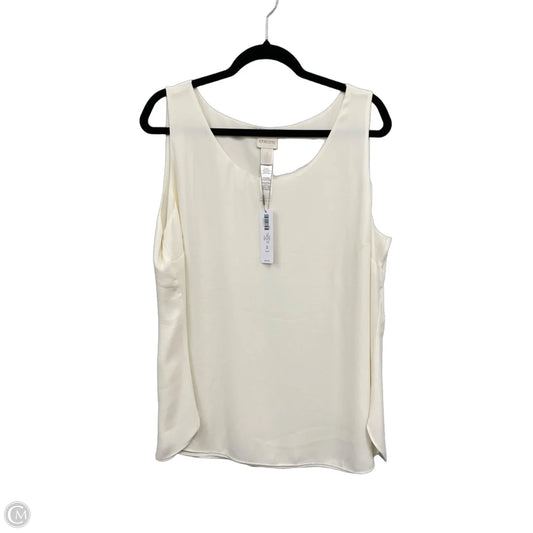 Top Sleeveless By Chicos In Cream, Size: Xl