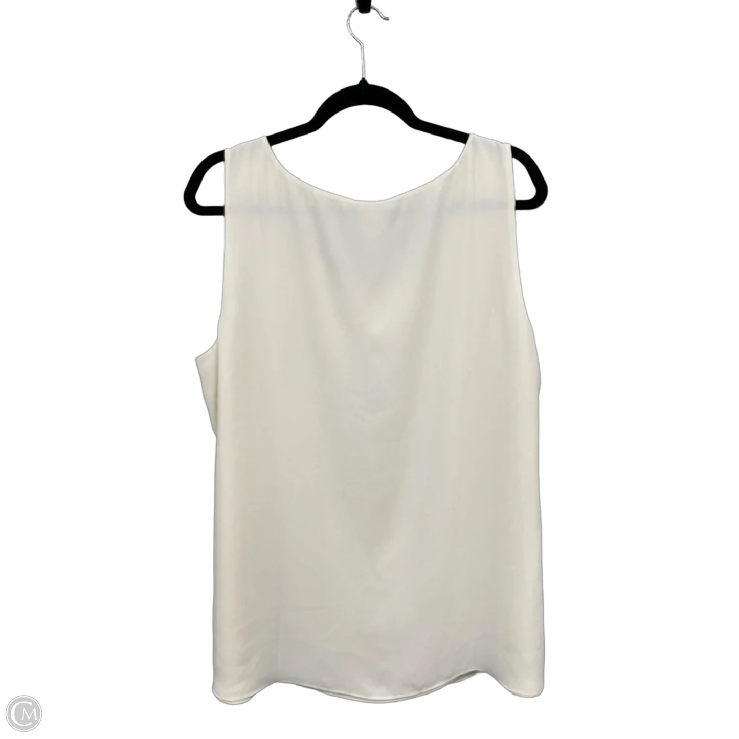 Top Sleeveless By Chicos In Cream, Size: Xl