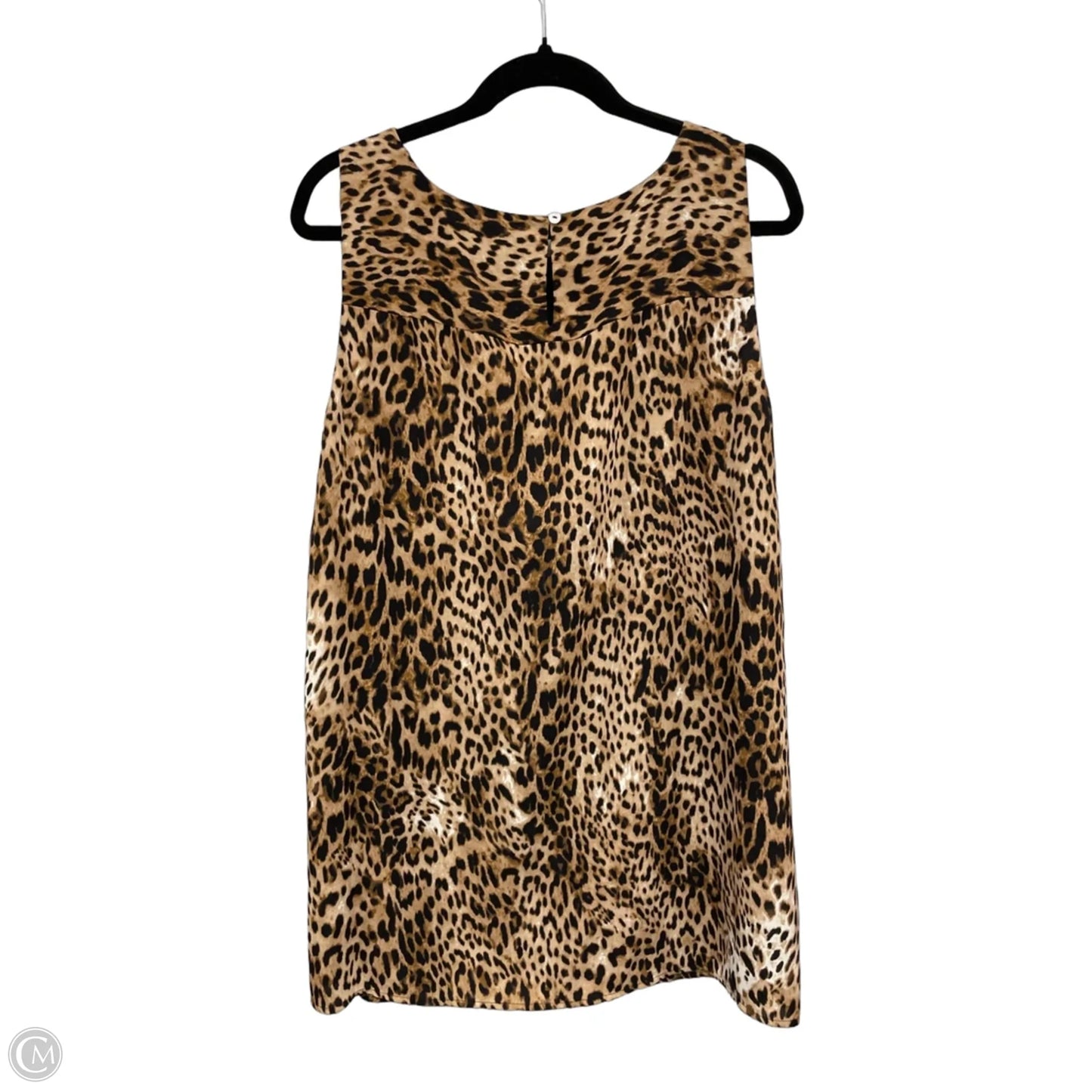 Top Sleeveless By Chicos In Animal Print, Size: Xl