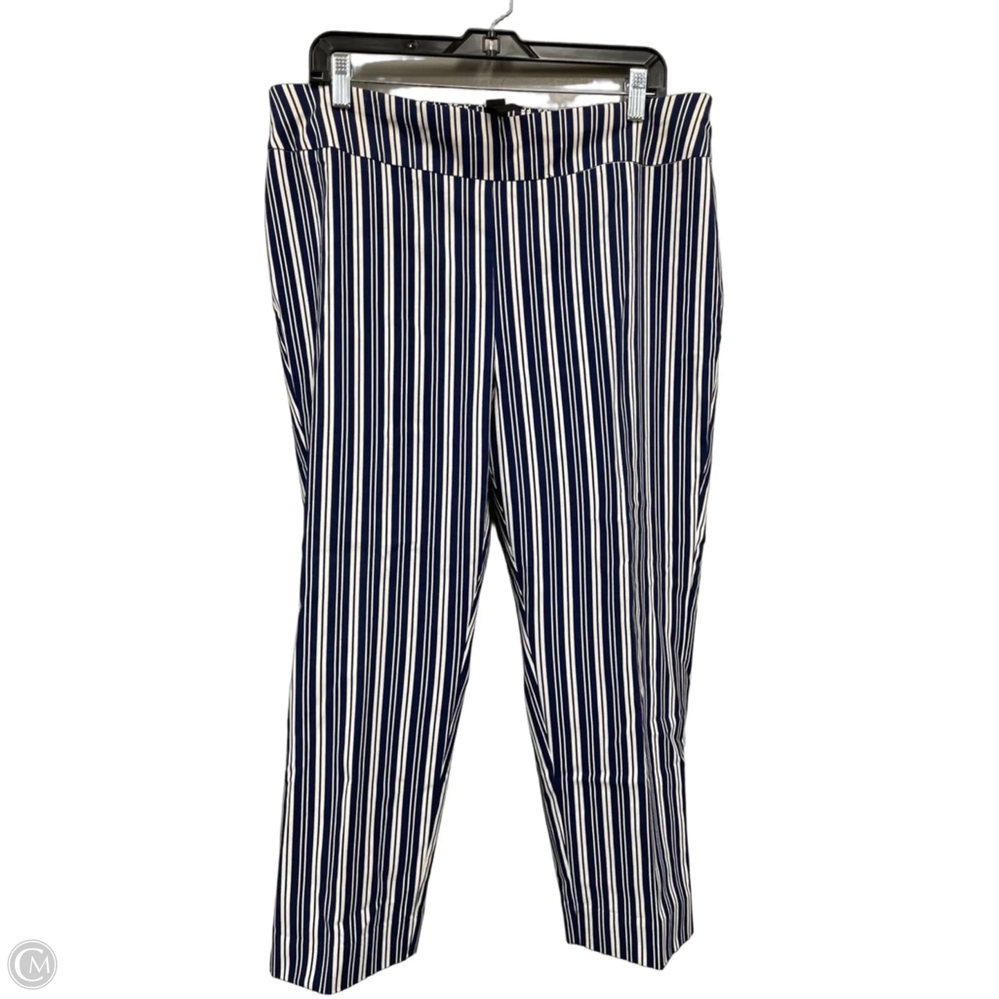 Pants Other By Chicos In Striped Pattern, Size: Xl