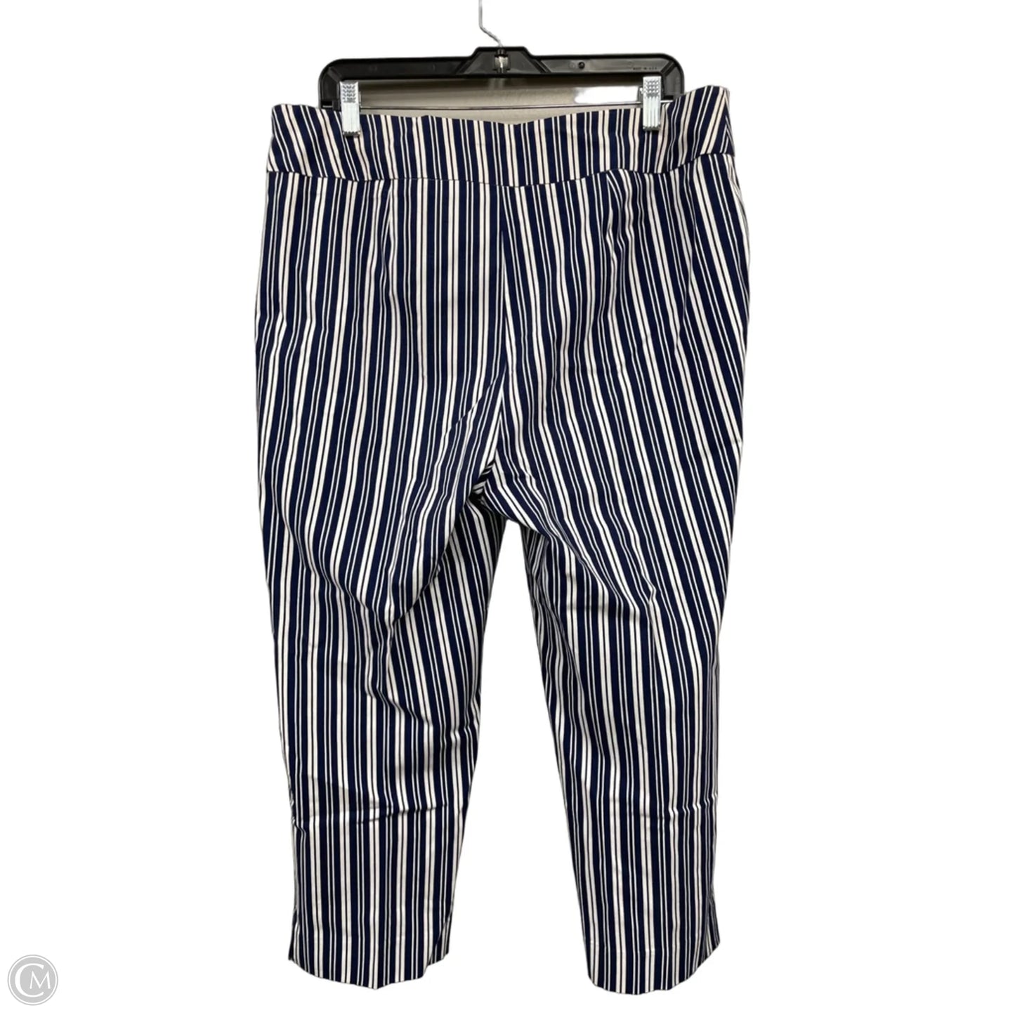 Pants Other By Chicos In Striped Pattern, Size: Xl
