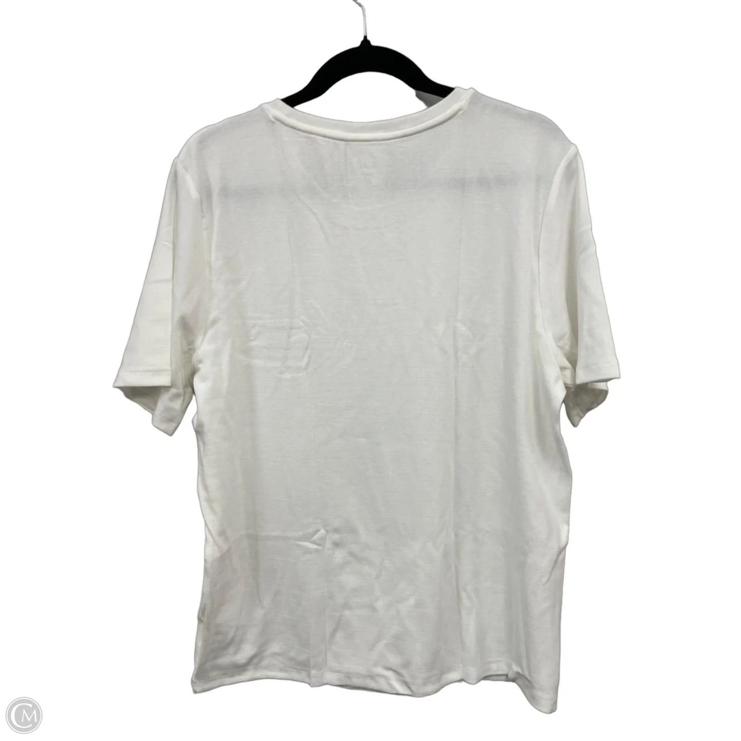 Top Short Sleeve By Gap In Cream, Size: Xxl