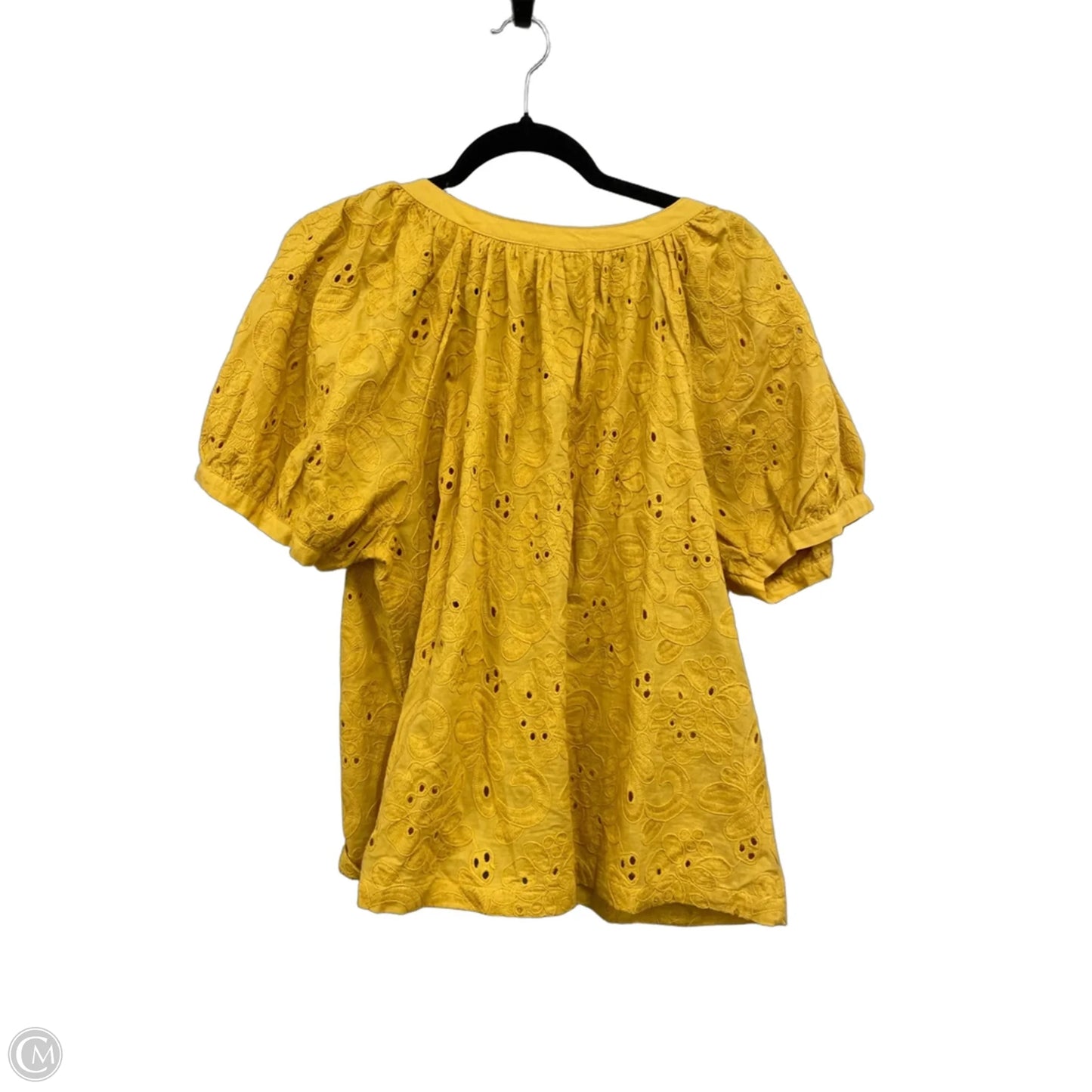 Top Short Sleeve By Calypso St Barth In Gold, Size: L