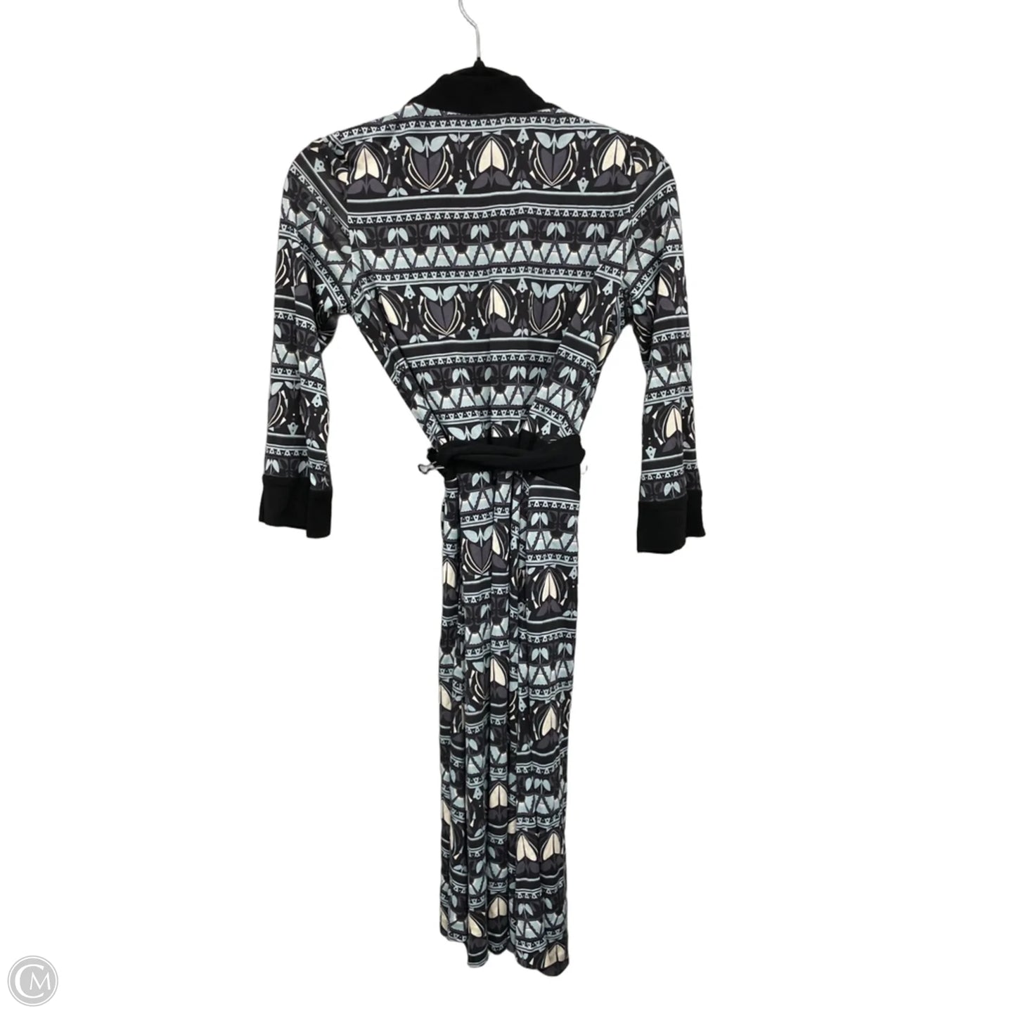Dress Designer By Diane Von Furstenberg In Black & Blue, Size: 12