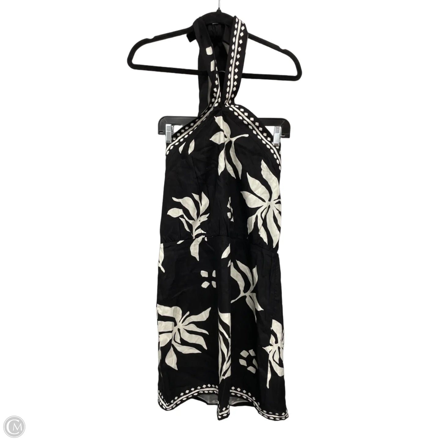 Dress Casual Short By Loft In Black & Cream, Size: 10