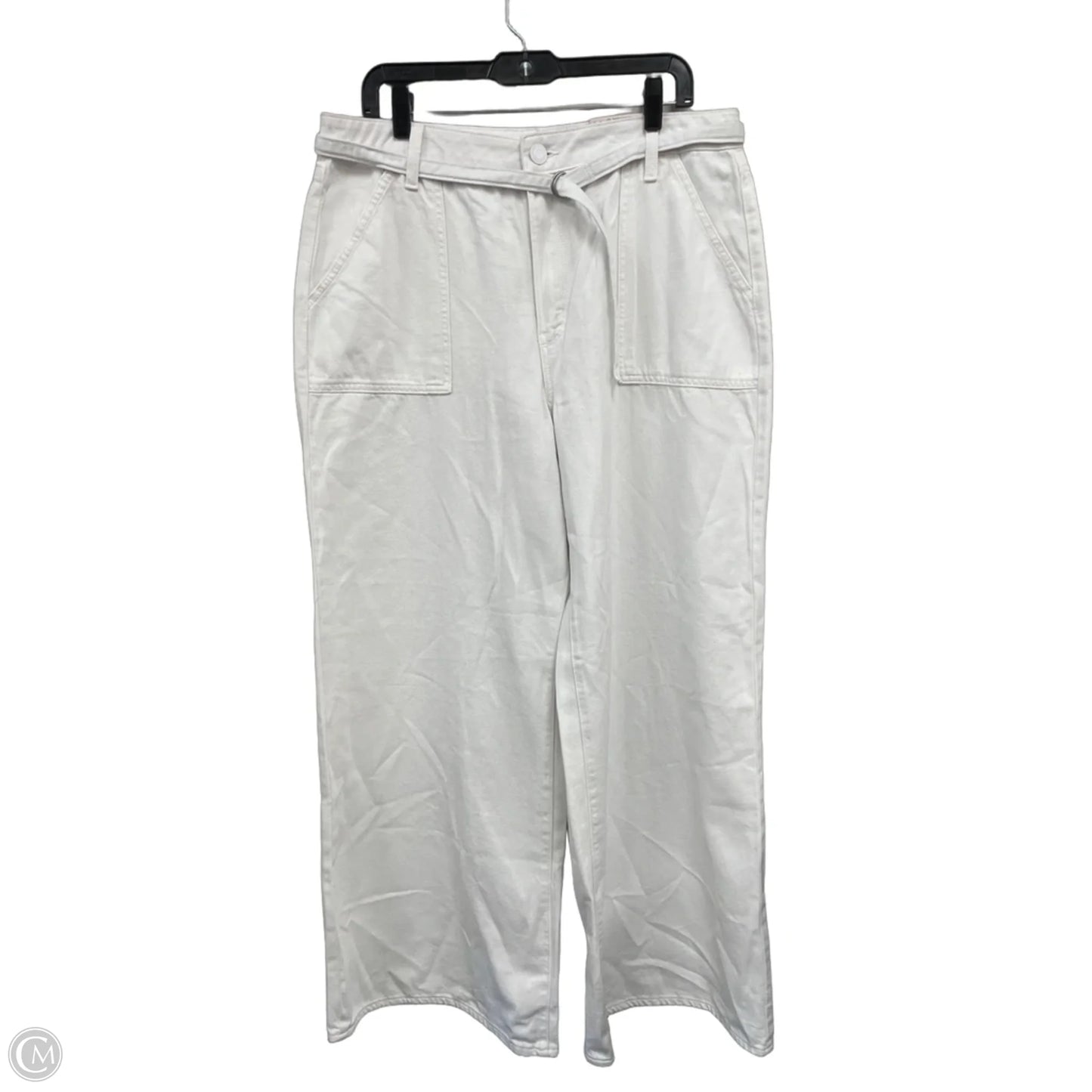 Jeans Wide Leg By So In White, Size: 16