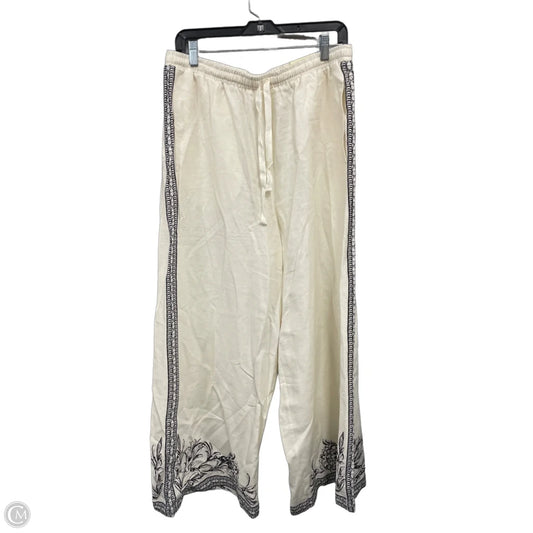 Pants Wide Leg By Max Studio In Black & Cream, Size: Xl