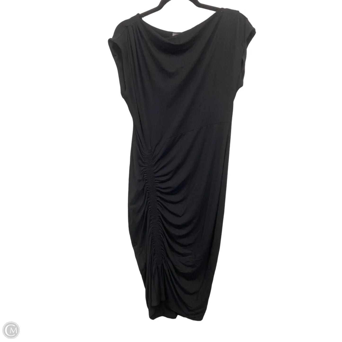 Dress Casual Midi By Vince Camuto In Black, Size: M