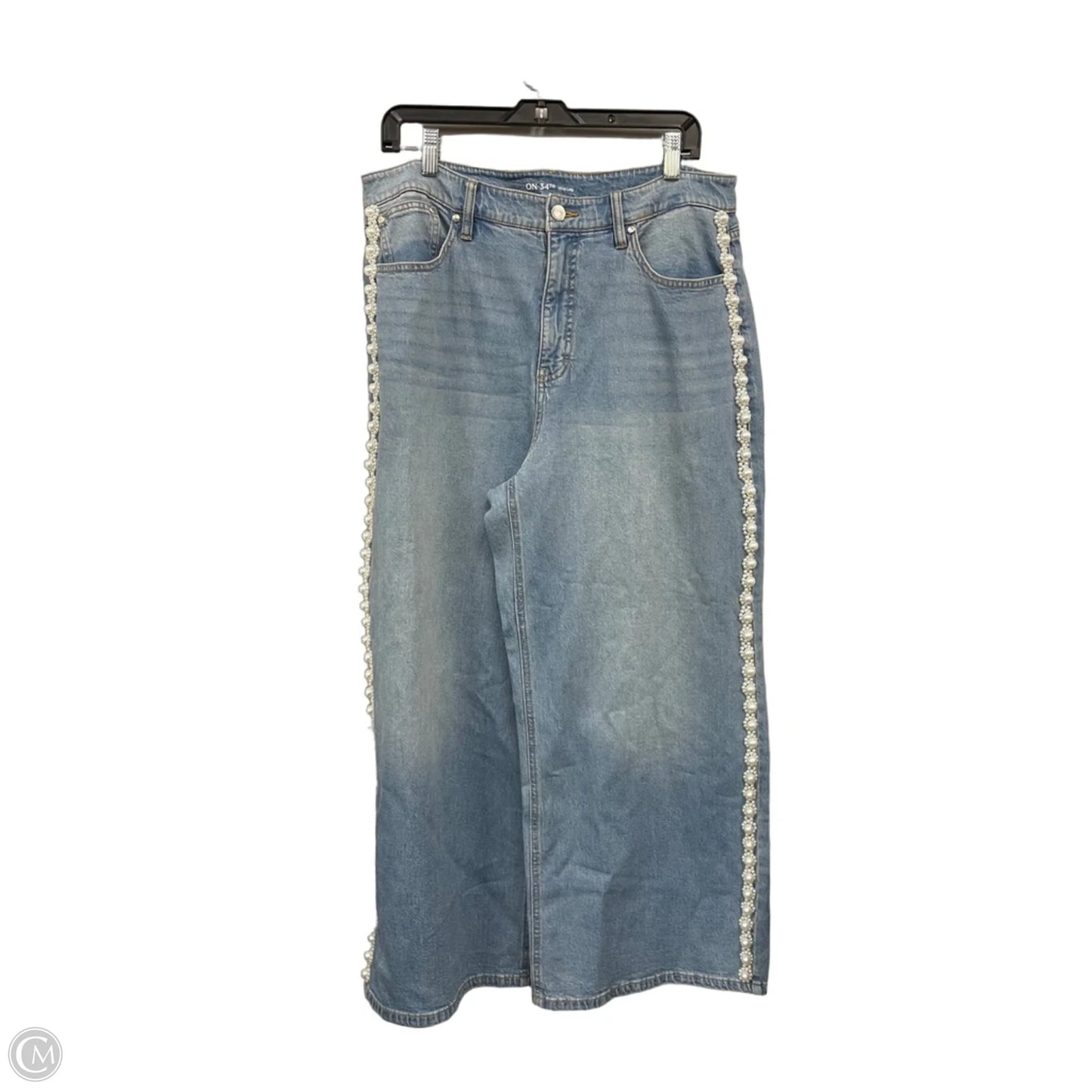 Jeans Wide Leg By On 34th In Blue, Size: 14