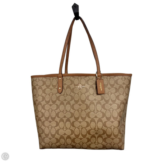 Tote Designer By Coach, Size: Large