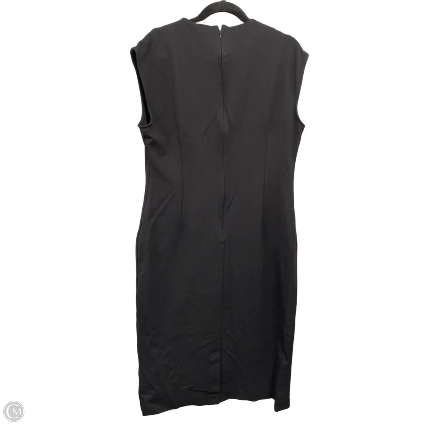 Dress Casual Midi By Calvin Klein In Black, Size: 16