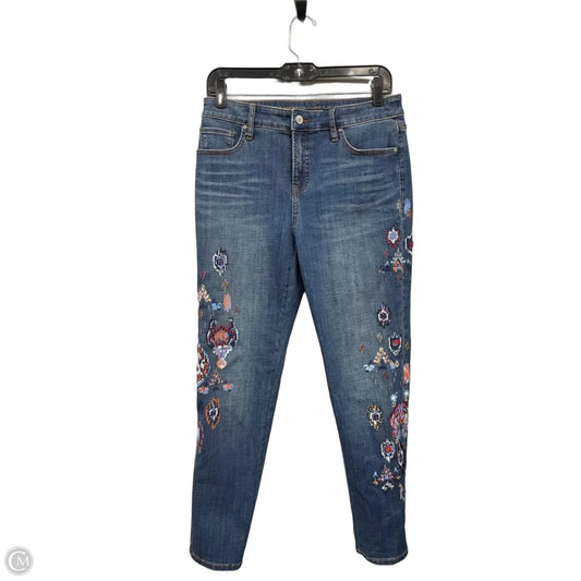 Jeans Skinny By Chicos In Blue, Size: 4
