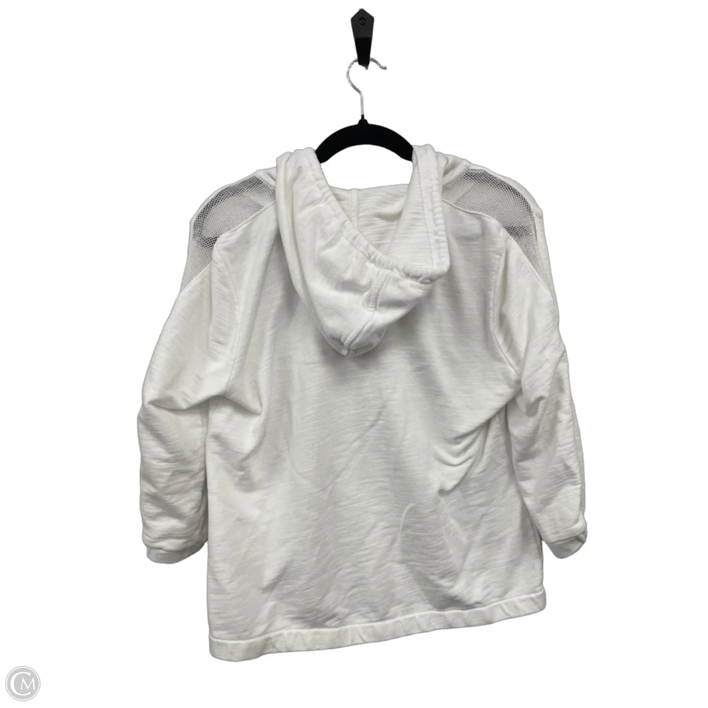 Sweatshirt Hoodie By Zenergy By Chicos In White, Size: M