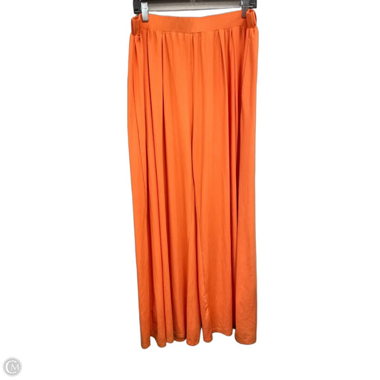 Pants Wide Leg By Shein In Orange, Size: 2x