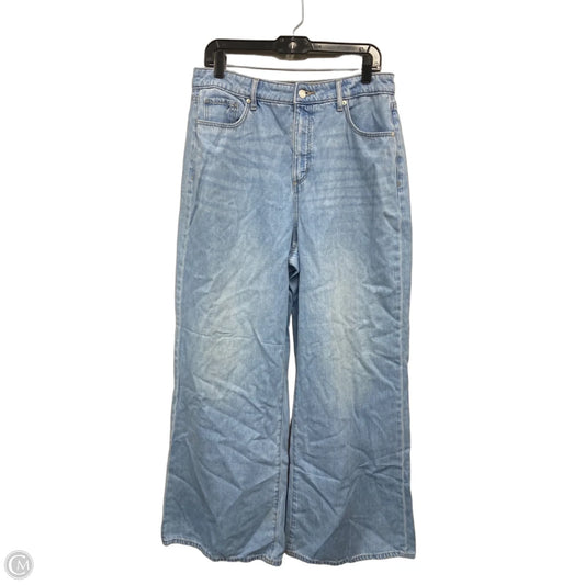 Jeans Wide Leg By Loft In Blue, Size: 10