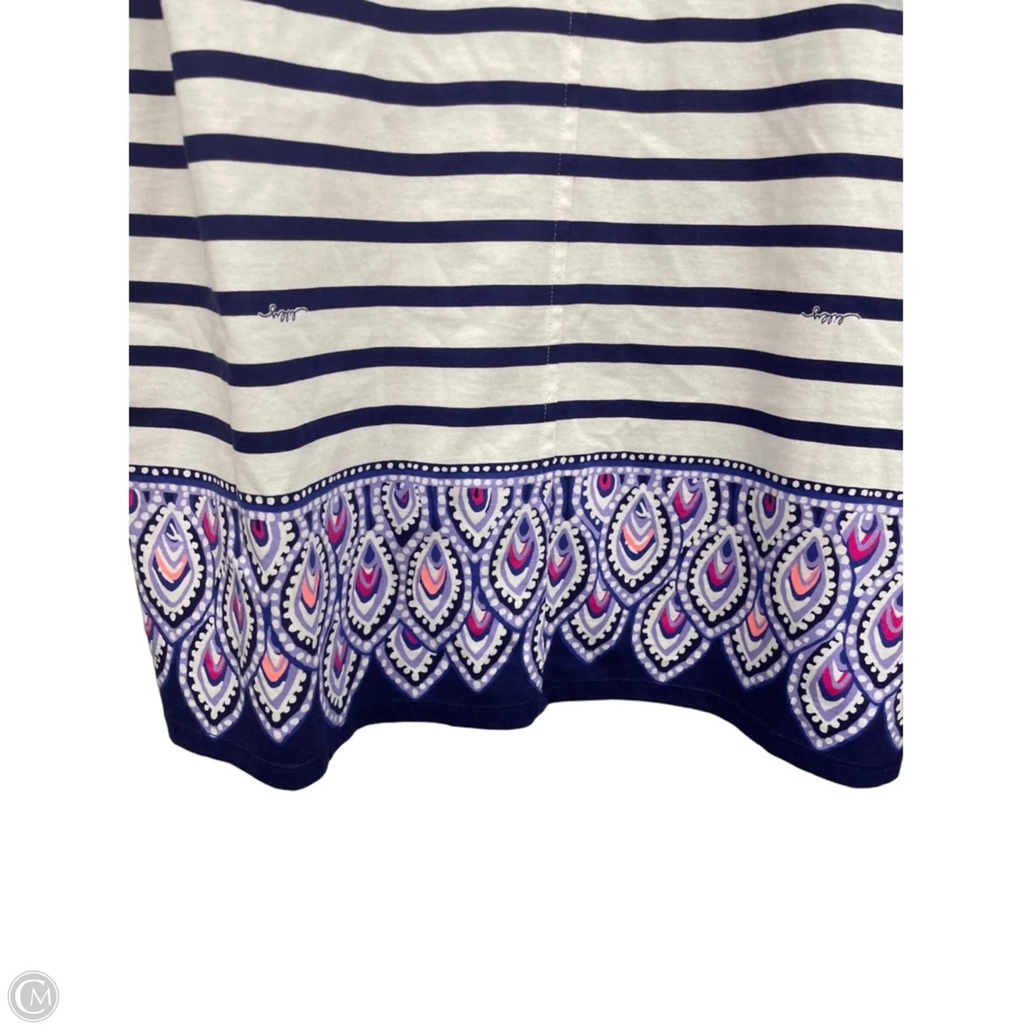 Dress Designer By Lilly Pulitzer In Striped Pattern, Size: L