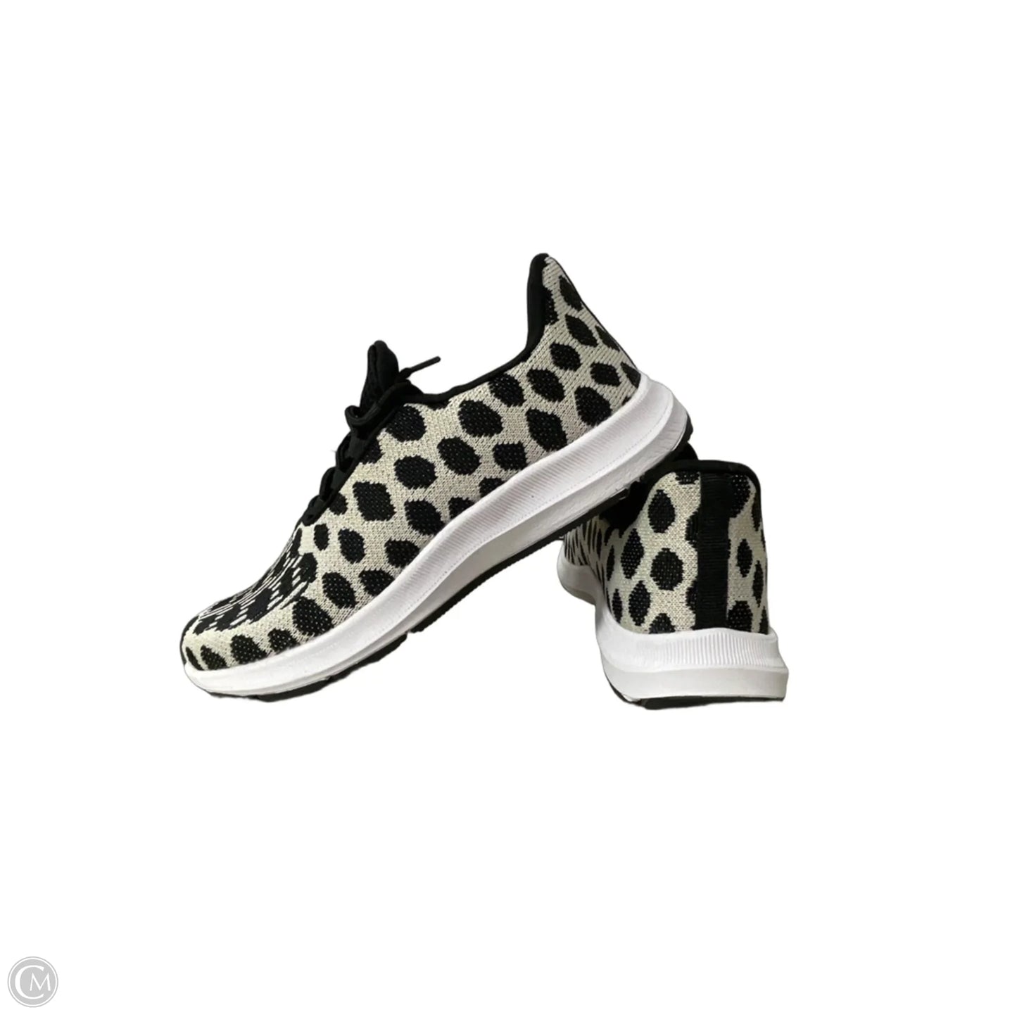 Shoes Athletic By Athletic Works In Black & Cream, Size: 6