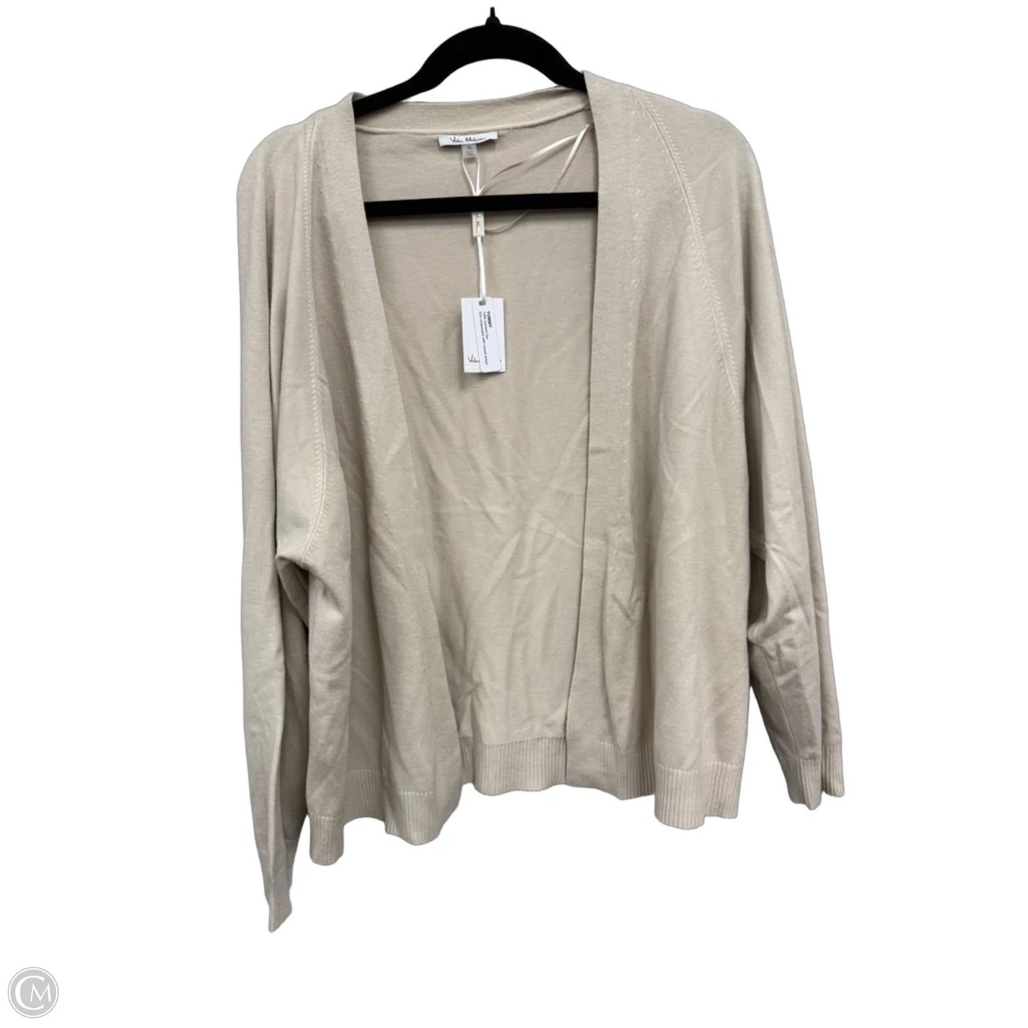 Cardigan By Vila Milano In Tan, Size: Xl