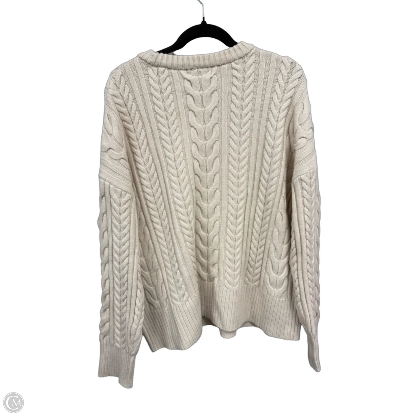 Sweater By Philosophy In Cream, Size: Xl
