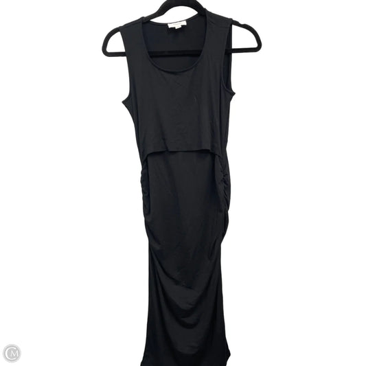 Dress Casual Midi By Clothes Mentor In Black, Size: Xs