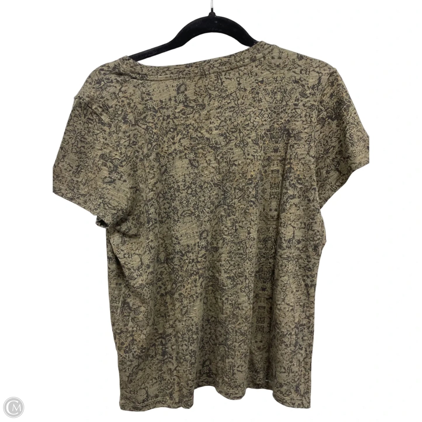 Top Short Sleeve By Sanctuary In Black & Green, Size: Xl