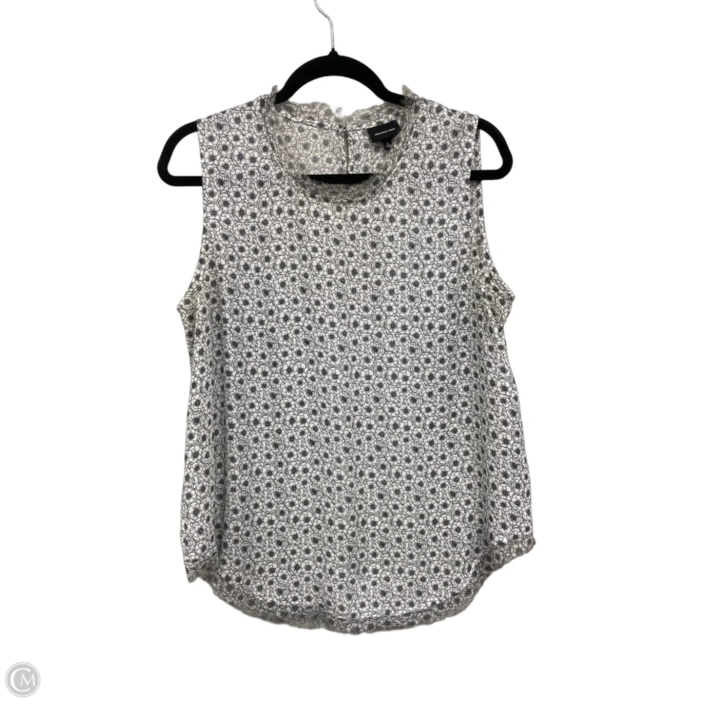 Top Sleeveless By Who What Wear In Floral Print, Size: L