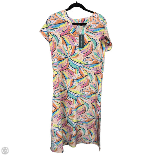 Dress Casual Midi By Michelle Mcdowell In Multi-colored, Size: S