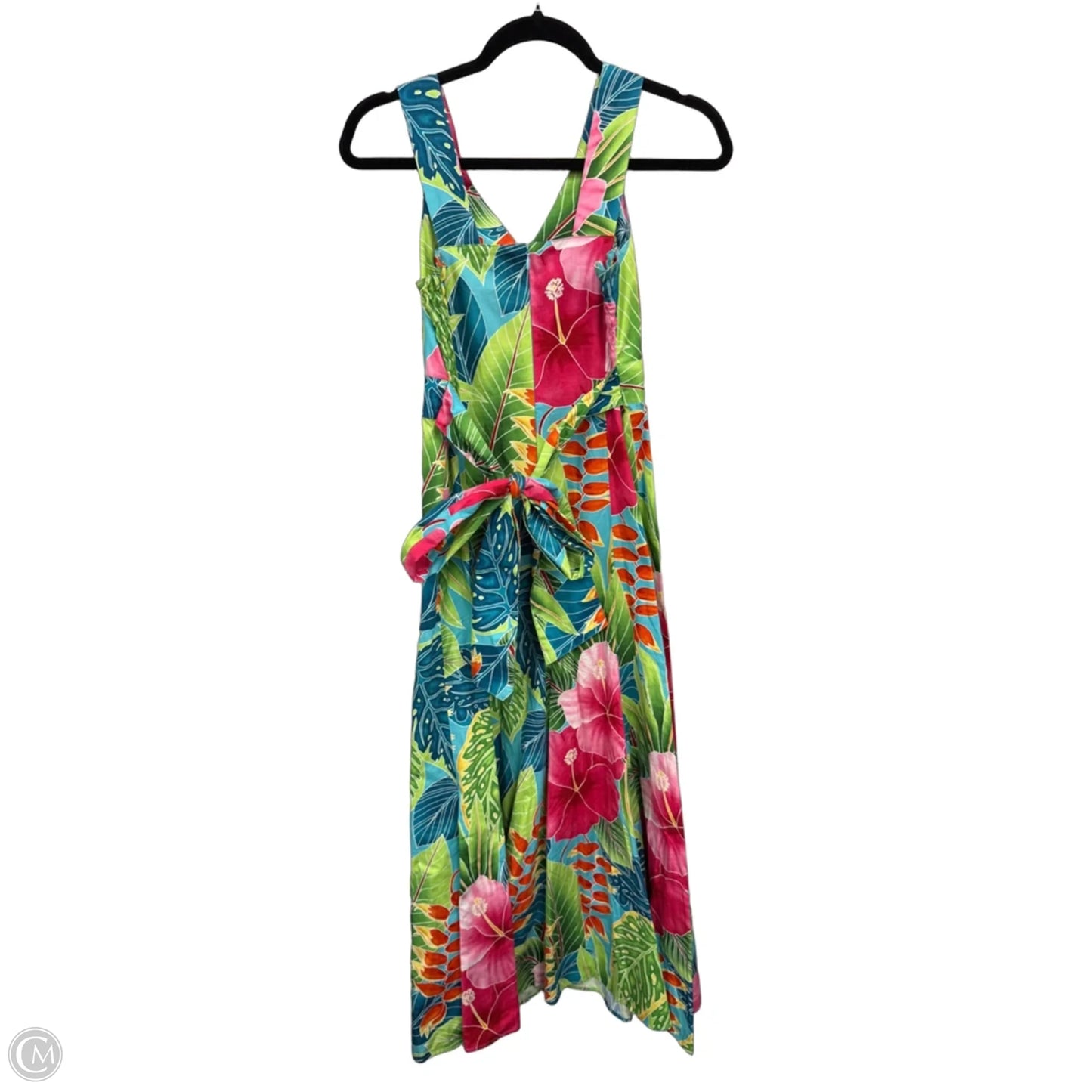 Dress Casual Midi By Clothes Mentor In Tropical Print, Size: M