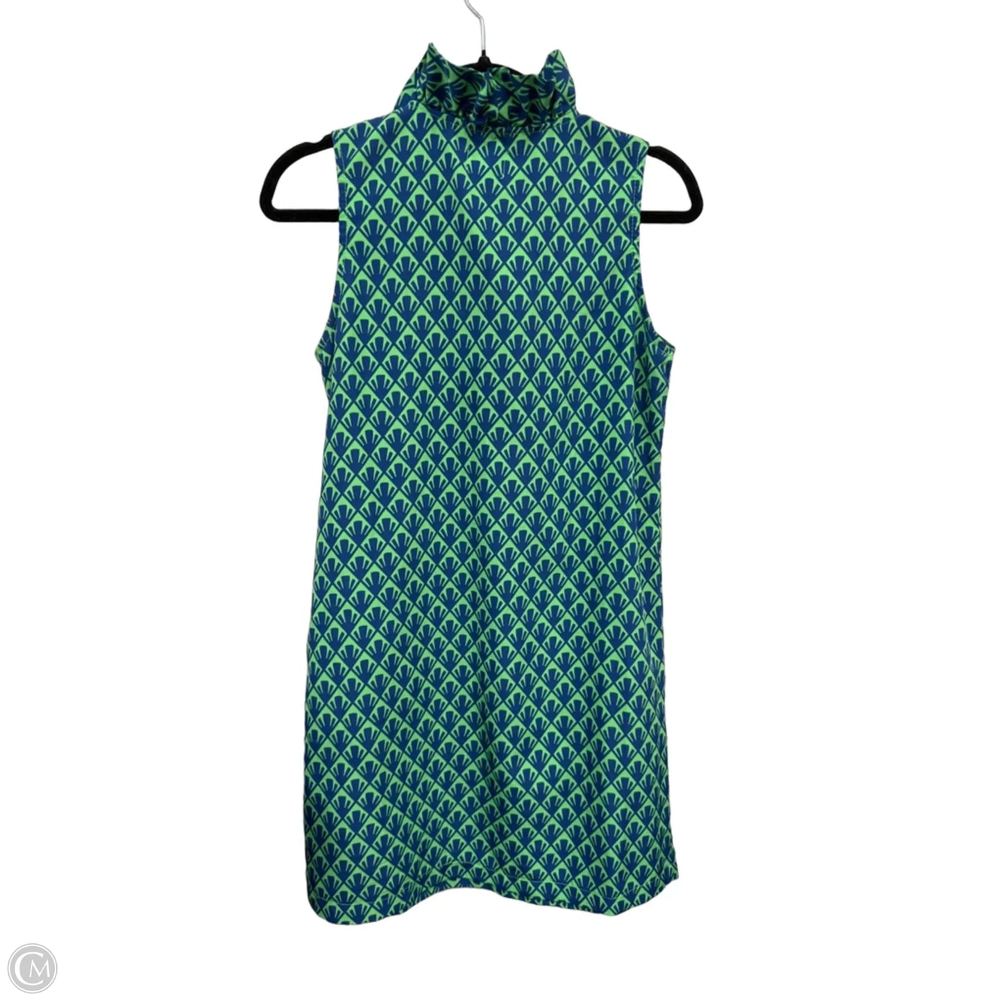 Dress Casual Short By Mudpie In Blue & Green, Size: S