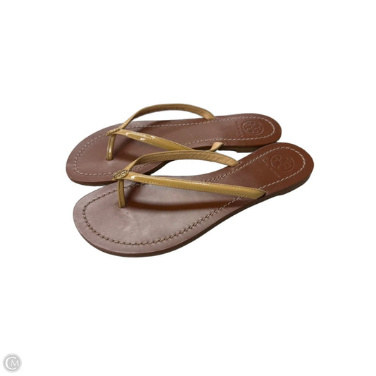 Sandals Designer By Tory Burch In Tan, Size: 7.5