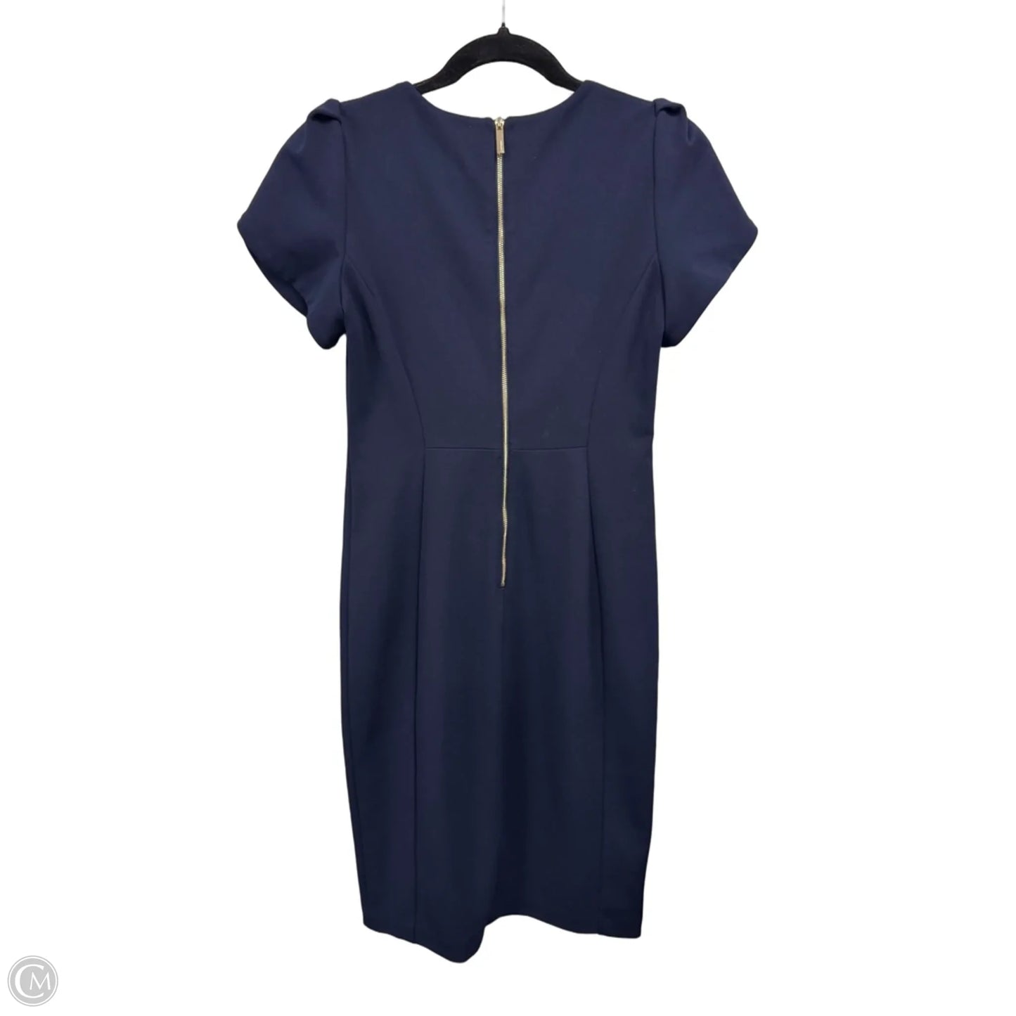 Dress Casual Short By Calvin Klein In Navy, Size: 6