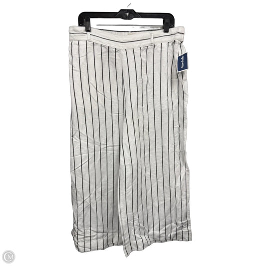 Pants Wide Leg By Joie In Striped Pattern, Size: Xl