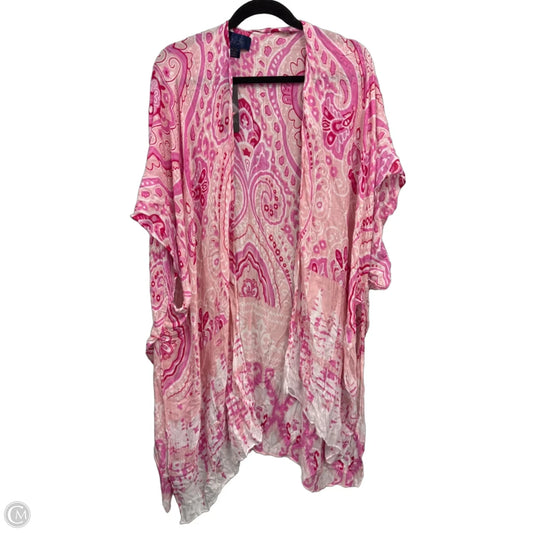 Swimwear Cover-up By Rachel Roy In Pink & Red, Size: Osfm