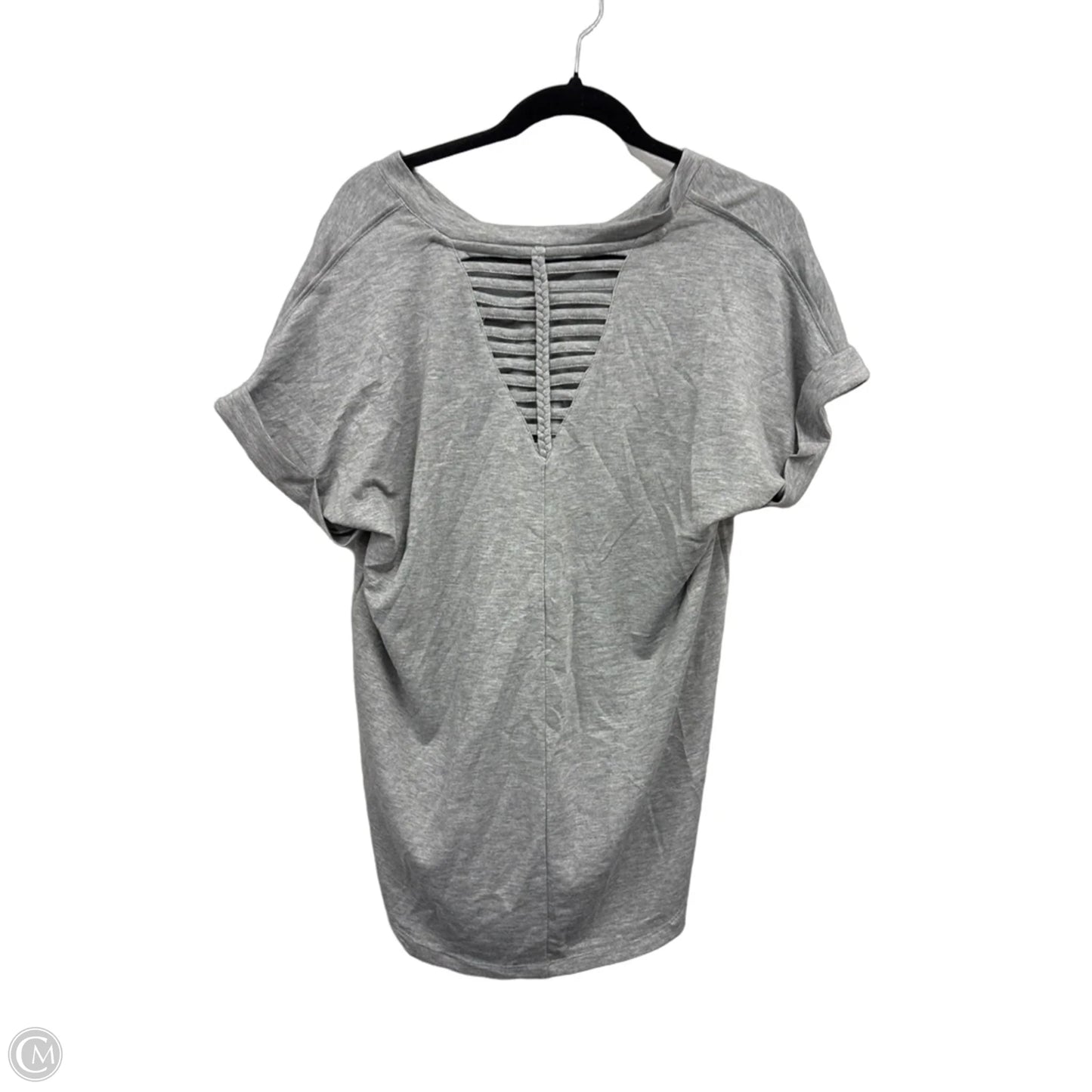 Top Short Sleeve By Cupio In Grey, Size: Xl