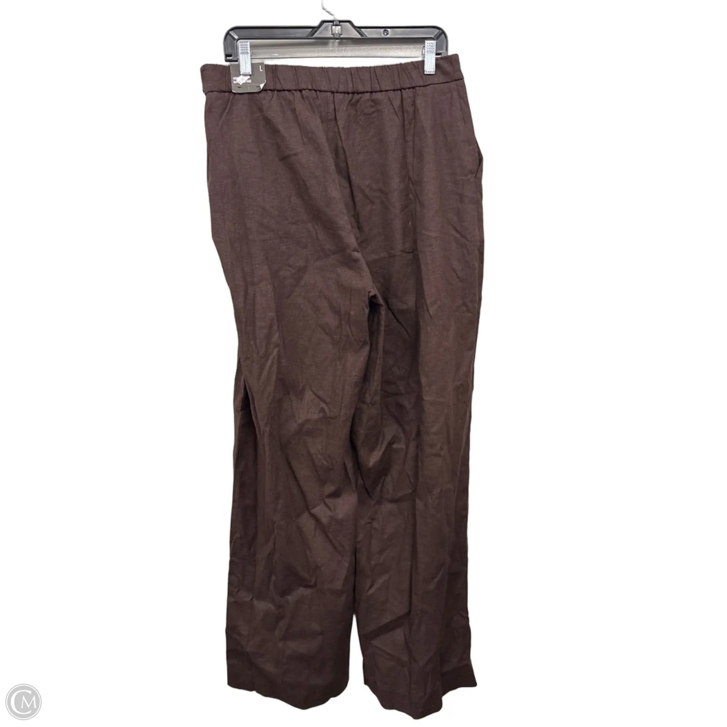 Pants Wide Leg By Express In Brown, Size: L
