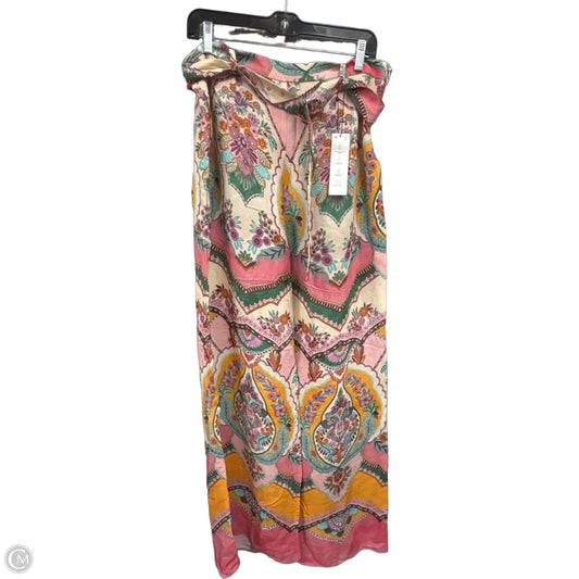 Pants Wide Leg By Zara In Multi-colored, Size: Xl