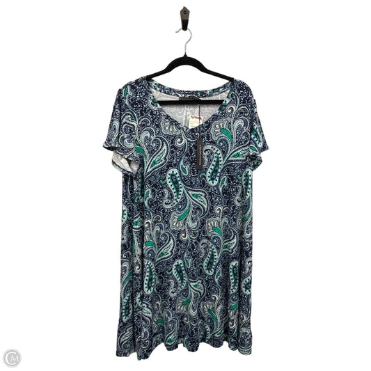 Dress Casual Short By Tahari In Paisley Print, Size: 1x