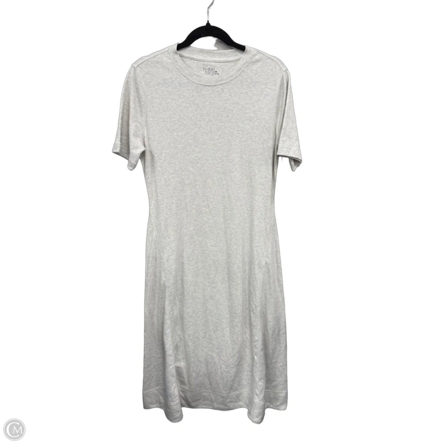 Dress Casual Midi By Time And Tru In Grey, Size: M