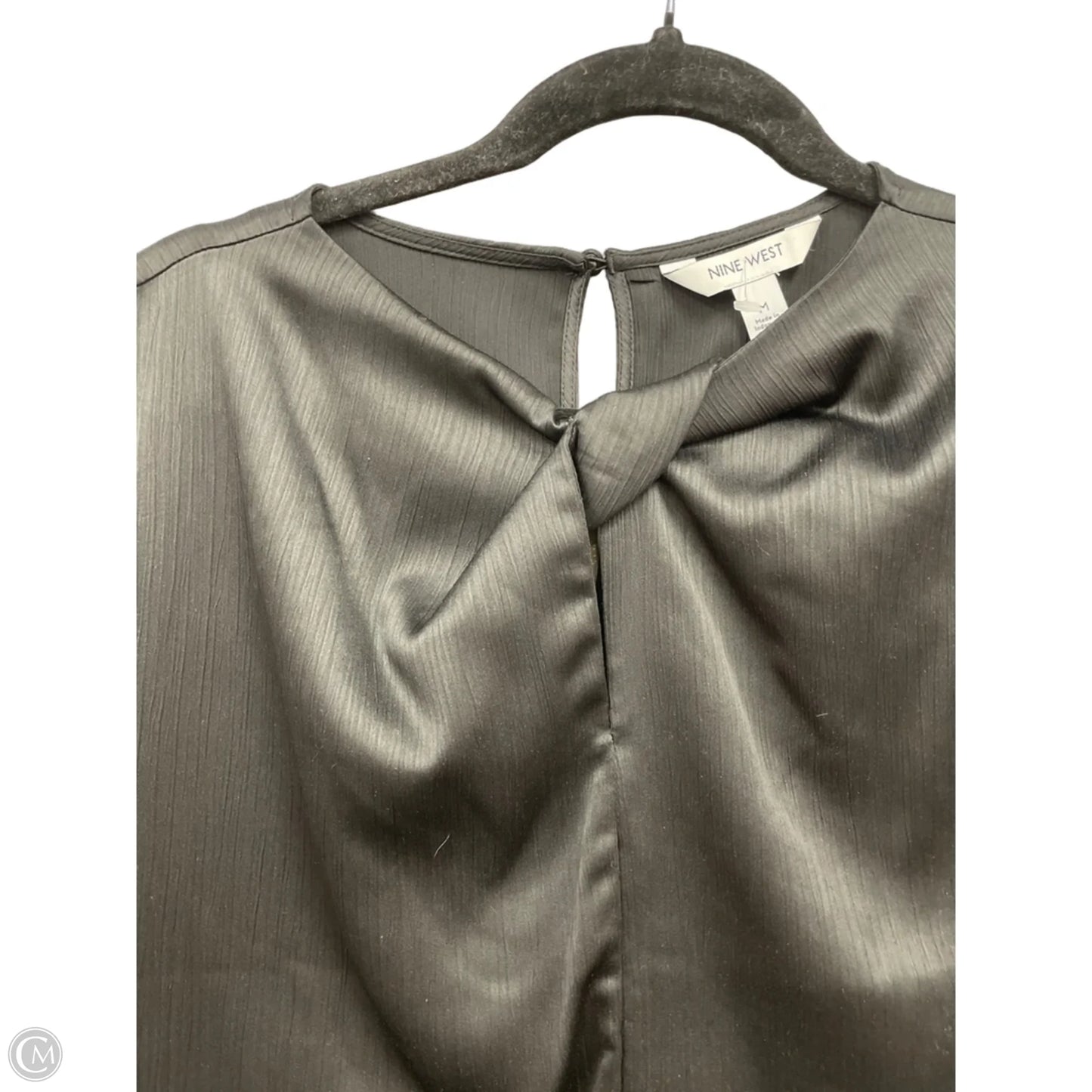 Top Sleeveless By Nine West In Black, Size: M