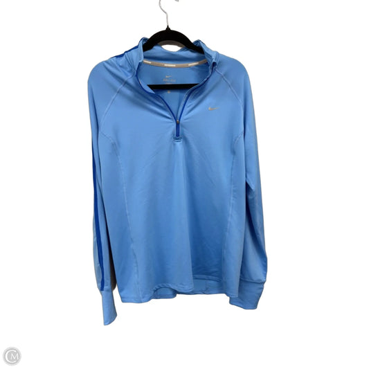 Athletic Jacket By Nike Apparel In Blue, Size: Xl