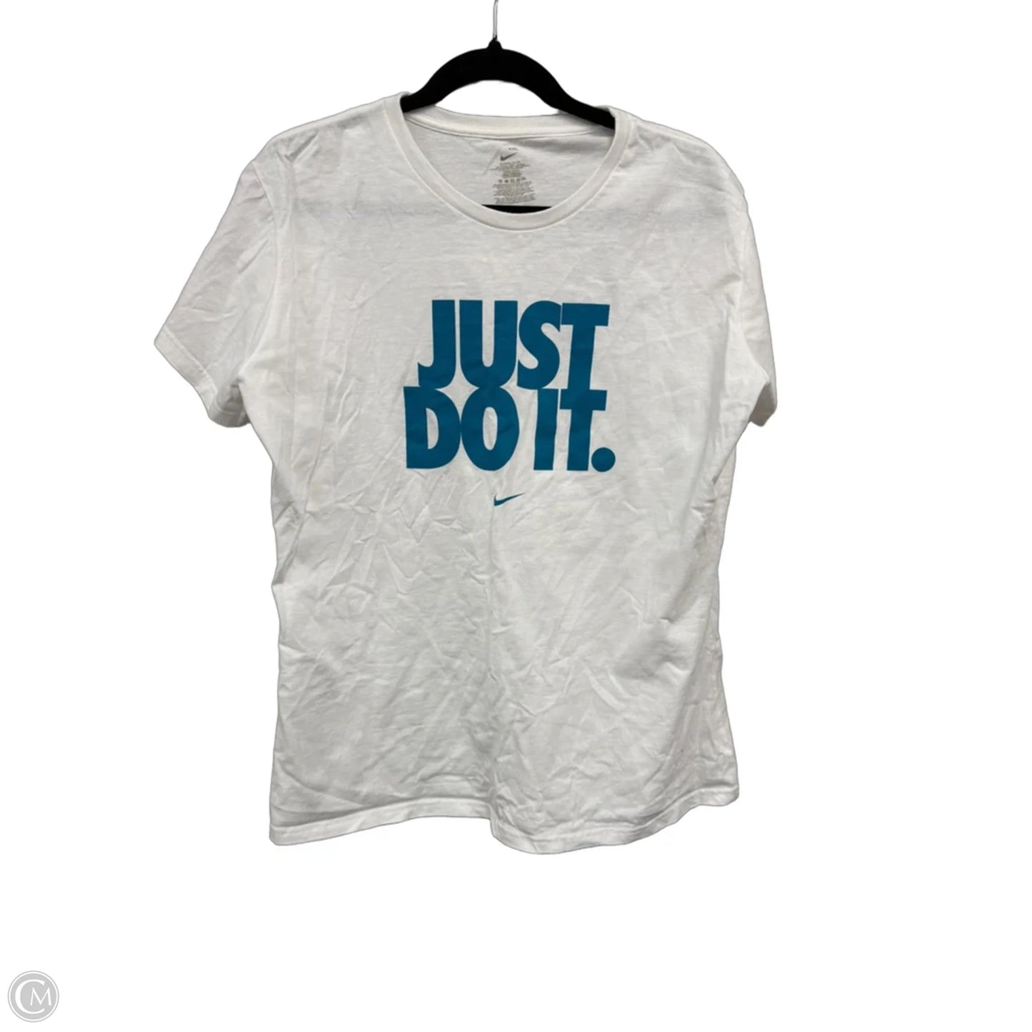 Top Short Sleeve Basic By Nike Apparel In White, Size: Xxl