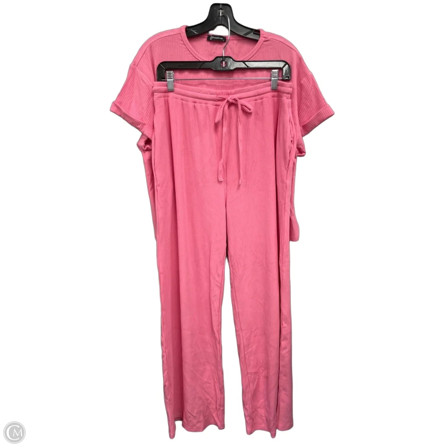 Pants Set 2pc By Prettygarden In Pink, Size: L