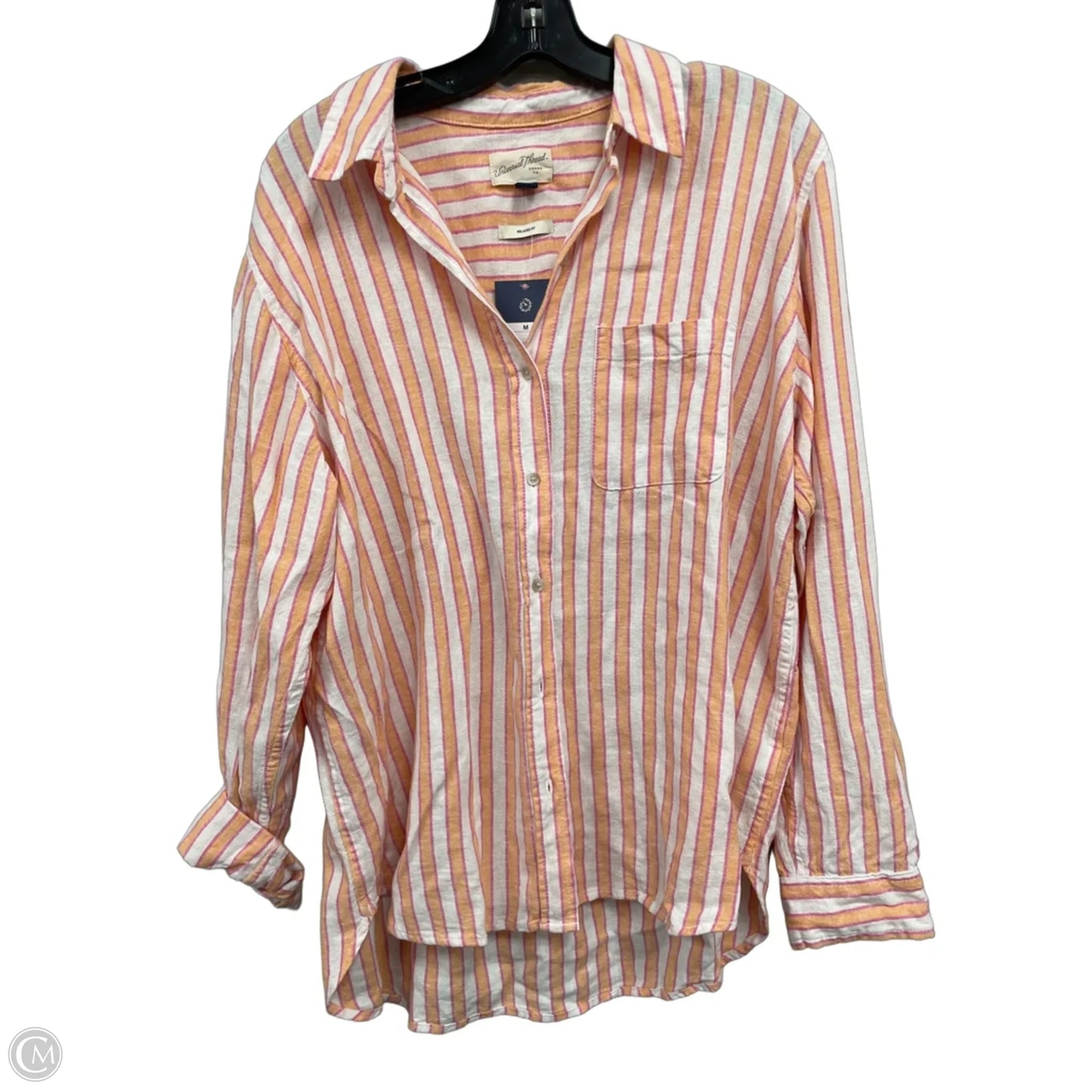 Shorts Set By Universal Thread In Striped Pattern, Size: M